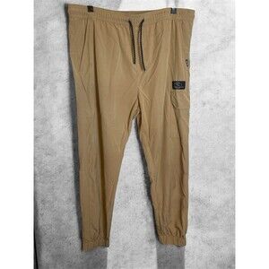 Tony Hawk  Men's Khaki ( Light Brown) Pull On  Moto Jogger Pants.  Size L